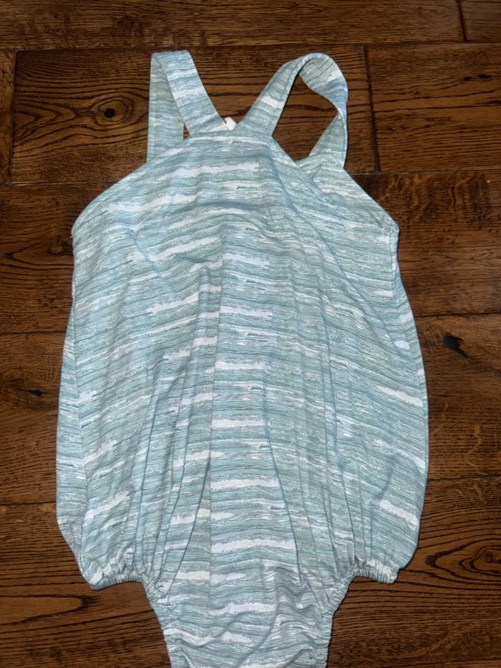 Kate Quinn Blue Bamboo Romper Size 2T - Picture 3 of 3